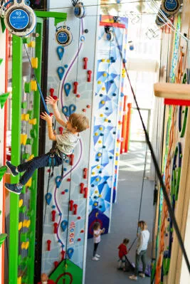 Trublue autobelay at HAPIK fun climbing park