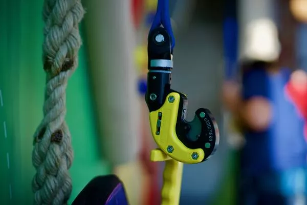 Self Belay at HAPIK fun climbing park