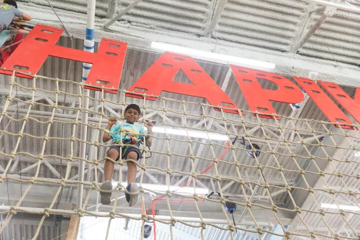 Rock climbing birthday party Industry City