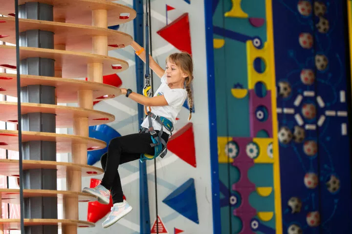 Rock climbing birthday party American Dream