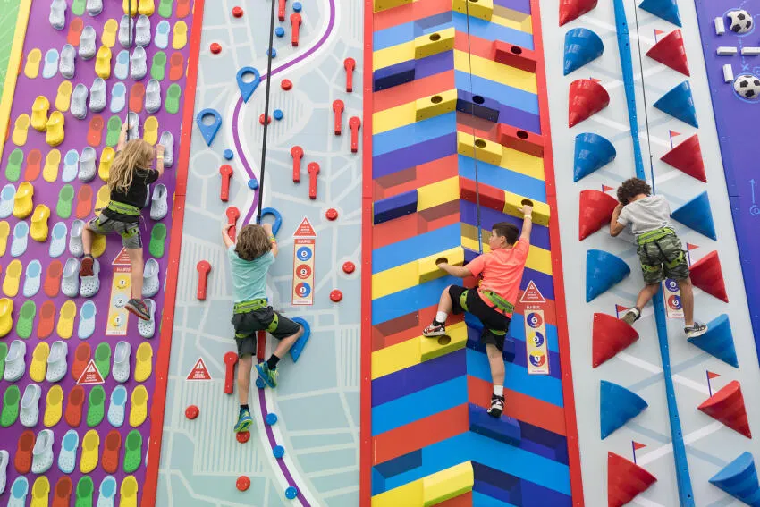 Climbing birthday parties at HAPIK Industry City, Brooklyn