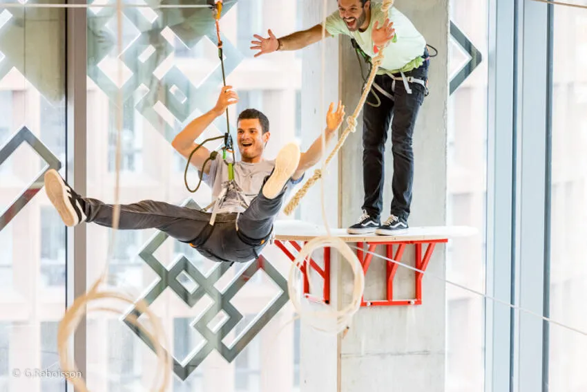 Active, adventure-based team building