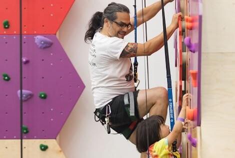 Dads climb free for Father's Day