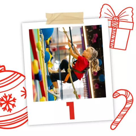 Family climbing pass